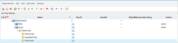 ALM QC empty synchronization