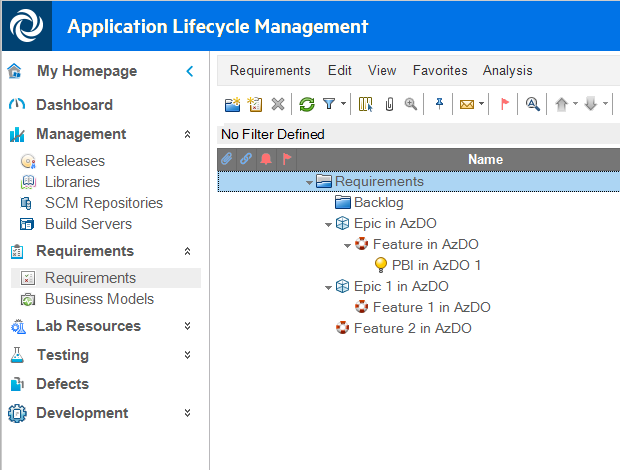 Application Lifecycle Management sample console