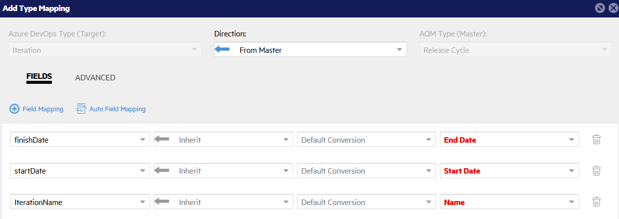 Add type mapping example