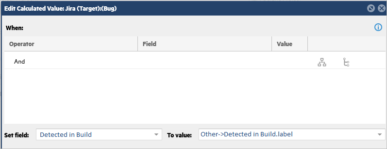 Edit Calculated Value dialog box