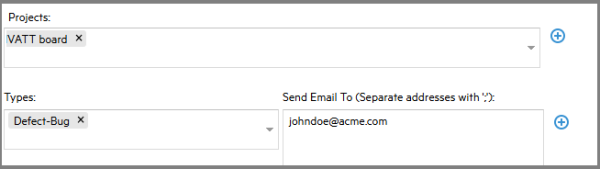 email notification tab