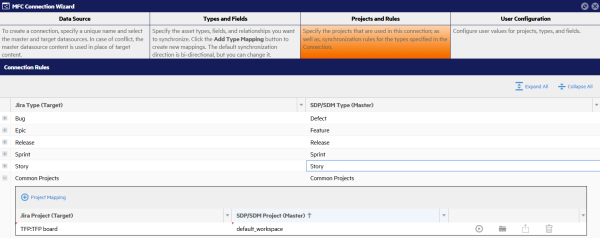 Projects and rules