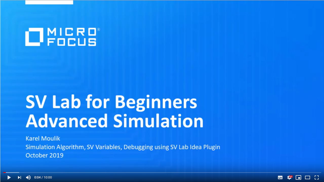 SV Lab Advanced simulation