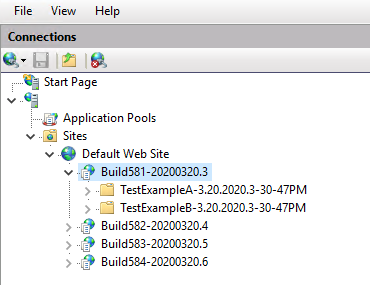 Azure Devops sample tree