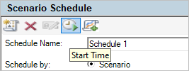 Scenario Start Time scheduling
