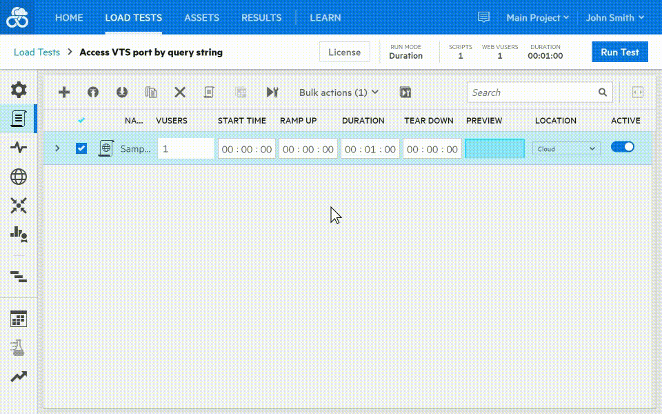 VTS Integration demo