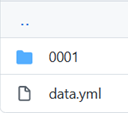 data.yml file Git structure