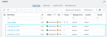  Dockerized hosts in Hosts list