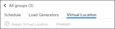 Virtual Location tab