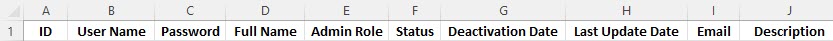 Column order for source import file