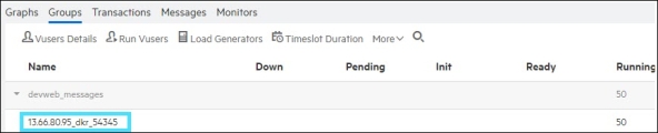 External IP in the performance test