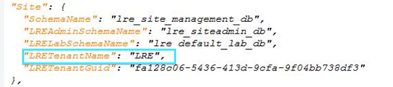 Changing the tenant name