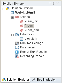 Solution Explorer tab