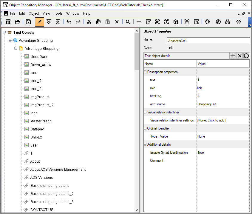 Create modular object repositories