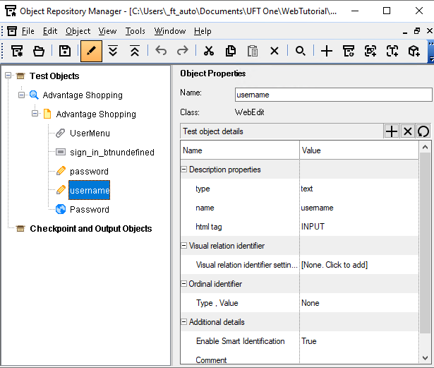 Create modular object repositories