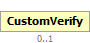 CustomVerify Element (Optional, up to 1 element(s) allowed)