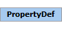 PropertyDef Element (Required, 1 element allowed)