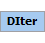 DIter Element (Required, 1 element allowed)