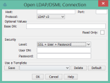 Open LDAP/DSML connection