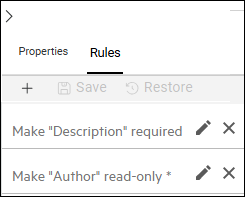 Defining workflow rules in the workflow diagram.