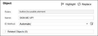 Object step example