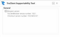 TruClient Supportability Tool