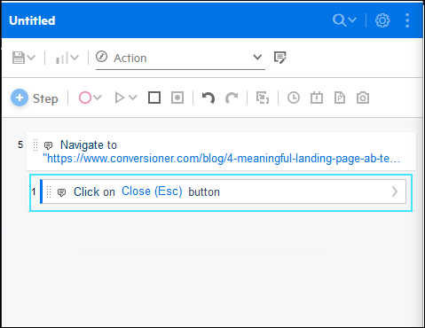 Step property example