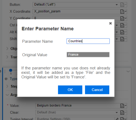Create Param from Selection