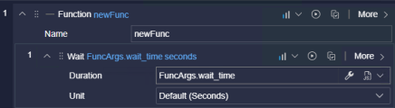 Example for using FuncArgs