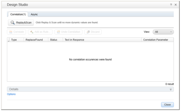 Replay and Scan example